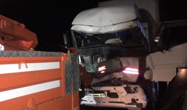 Mardin'de TIR kazası: 1 ağır yaralı