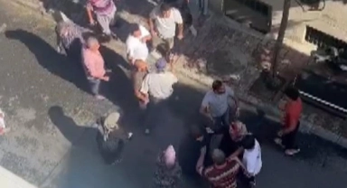 Merdiven kirliliği kavgası sokağa taştı
