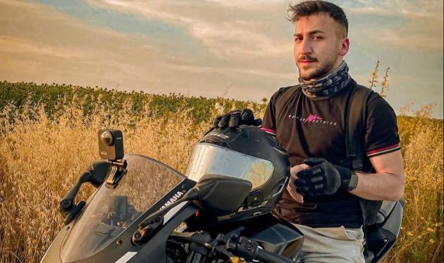 Motosiklet tutkusu canına mal oldu