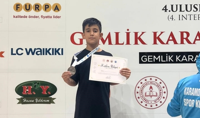 Muşlu sporcu gümüş madalya kazandı