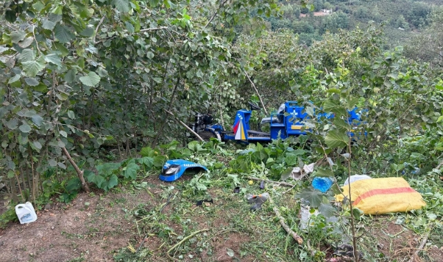 Ordu'da patpat devrildi! 1 ölü 1 yaralı
