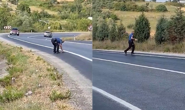 Otomobilin çarptığı motosikletli hayatını kaybetti