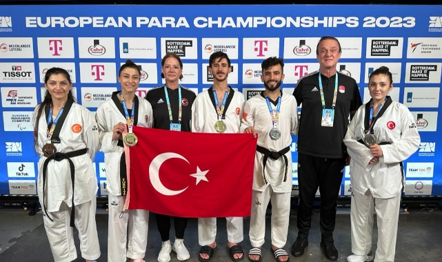 Para tekvandoculardan 5 madalya birden