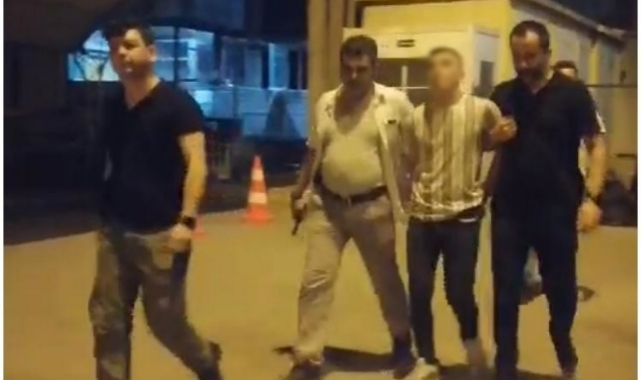Polisi görünce kaçmaya çalıştı, kıskıvrak yakalandı