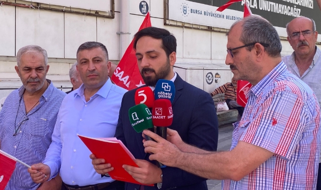 Saadet Partisi Bursa'dan yerele ve iktidara çağrı