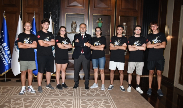 Şahinkaya Merküt roket takımından ziyaret