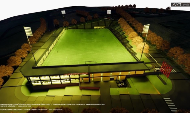 Samsun'a FİFA standartlarında 2 futbol sahası