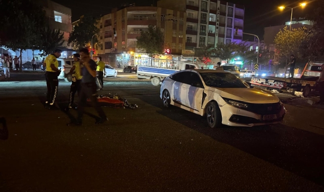 Şanlıurfa’da motosiklet ile otomobil çarpıştı: 2 yaralı
