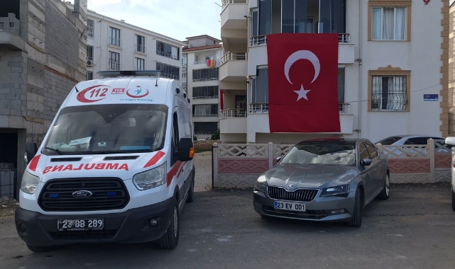 Şehit ateşi Elazığ’a düştü