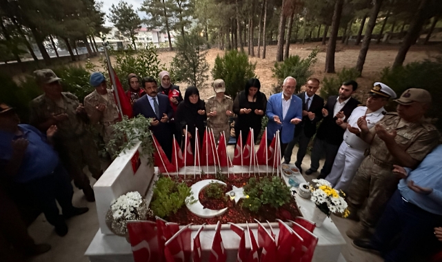 Şehit Başçavuş Ferhat Gedik, mezarı başında anıldı