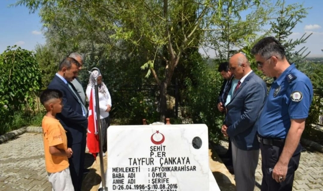 Şehit Çankaya dualarla yad edildi