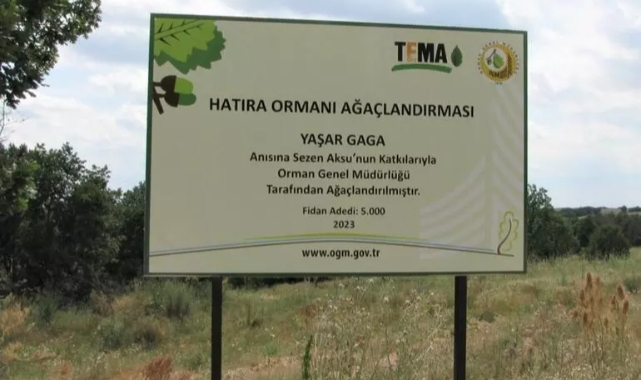 Sezen Aksu dostlarını hatıra ormanlarıyla yaşatıyor