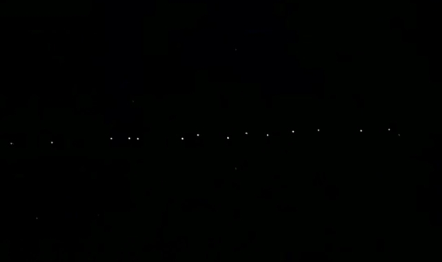 Starlink uyduları Diyarbakır semalarında görüntülendi