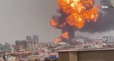 Sudan'ın başkentinde şiddetli patlama