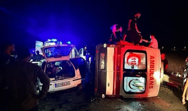Sunta yüklü TIR alev alev yandı