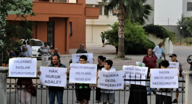 Tapusuz site gerginliği! Ev sahiplerinden eylem