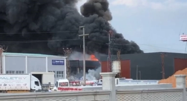Tekirdağ'da kimya fabrikasında yangın
