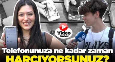 Telefonunuza ne kadar zaman harcıyorsunuz?
