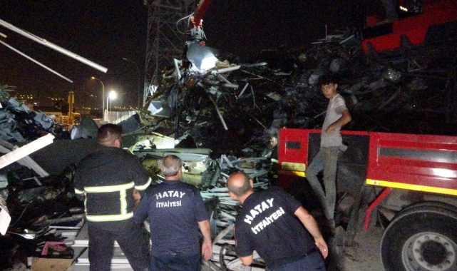 Tesis yangını çevreye sıçramadan söndürüldü