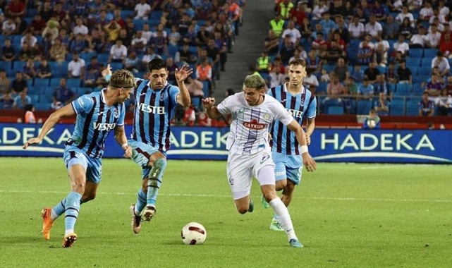 Trabzonspor evinde mağlup oldu