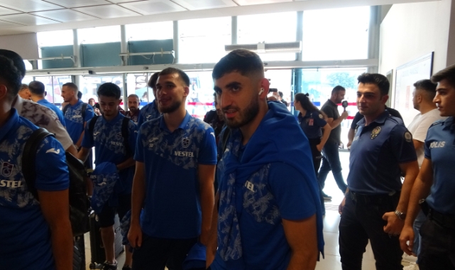 Trabzonspor kafilesi İstanbul'a gitti