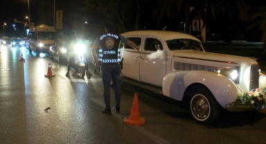 Trafik denetiminde ehliyetsiz sürücü tehdit etti!