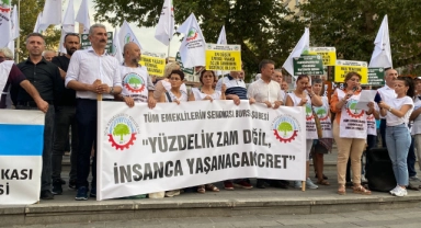 Tüm Emeklilerin Sendikası: "Sefalete teslim olmayacağız" 