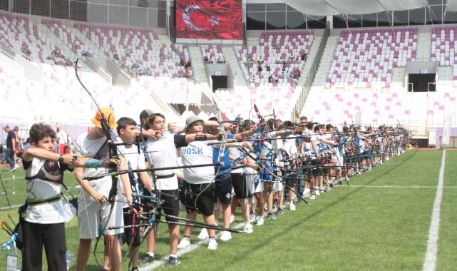 U15 Açık Hava Türkiye Okçuluk Şampiyonası Ordu'da başladı