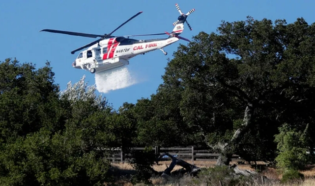 Yangın söndürme helikopterleri çarpıştı! 3 ölü