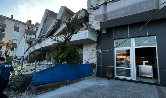 Yıkım sırasında zarar gören bina ile ilgili açıklama