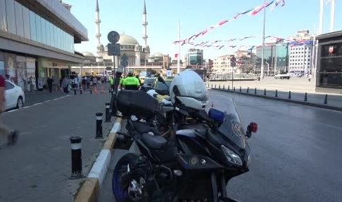 Yolcu seçen taksicilerin araçları trafikten men edildi