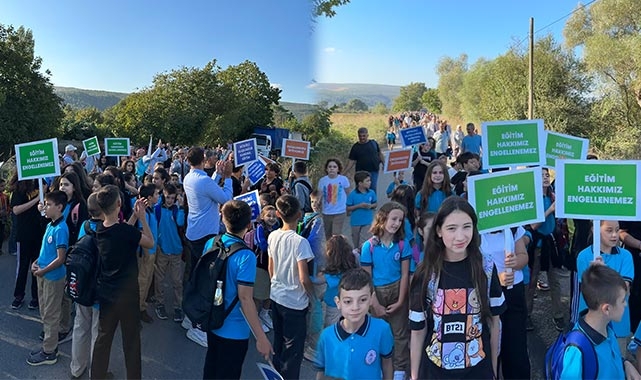 6 km yolu yürüdüler! Tek istekleri 'Servis'