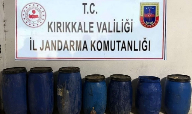 650 litre kaçak alkol ele geçirildi