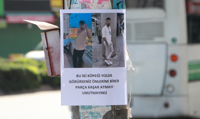 Adana'da esrarengiz ilan görenleri şaşkına çevirdi