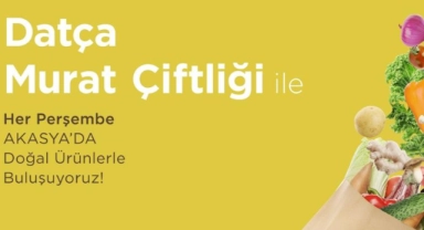 Akasya, taze ve doğal ürünleri ziyaretçileriyle buluşturuyor