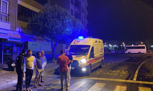Alkollü sürücü park halindeki araca çarptı