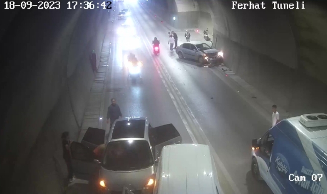 Amasya’da tünelde zincirleme kaza: 6 yaralı