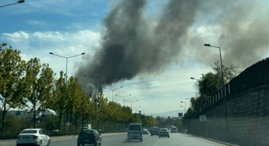 Ankara’da sanayi sitesinde yangın