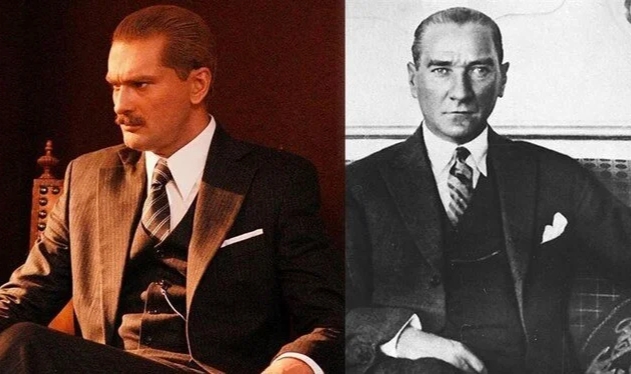 Atatürk'ü canlandıran Onur Tuna'dan ilk kare
