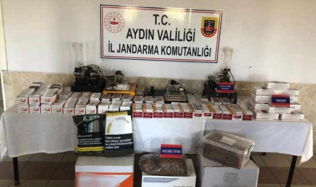 Aydın'da 45 bin 840 makaron ele geçirildi
