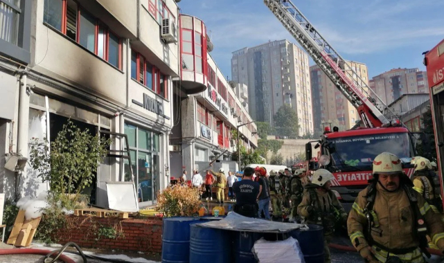 Bağcılar Matbaacılar Sitesi'nde yangın