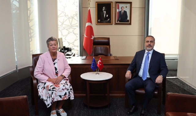 Bakan Fidan, AB İçişleri Komiseri Johansson’la görüştü