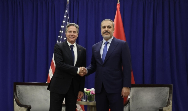 Bakan Fidan, Antony Blinken ile görüştü
