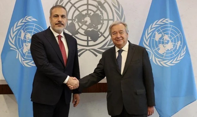 Bakan Fidan, BM Genel Sekreteri Guterres ile görüştü