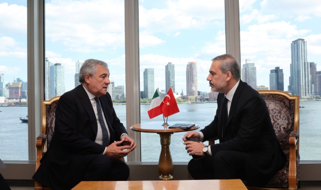 Bakan Fidan, İtalyan mevkidaşı Tajani'yle görüştü