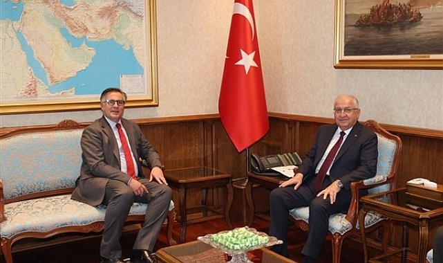 Bakan Güler, Romanya’nın Ankara Büyükelçisi Tinca’yı kabul etti