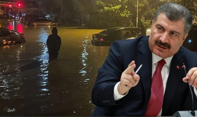 Bakan Koca: “İstanbul’daki selden etkilenenlerin sayısı 12'ye çıktı”