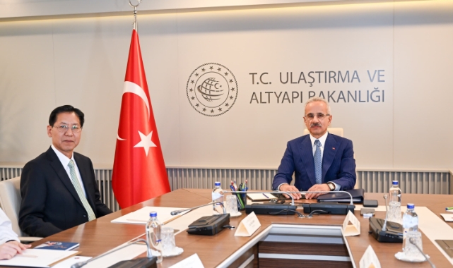 Bakan Uraloğlu, Çin Büyükelçisi Shaobin’ı kabul etti