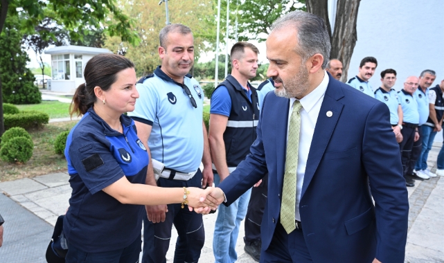 Başkan Aktaş'tan zabıtaya moral ziyareti