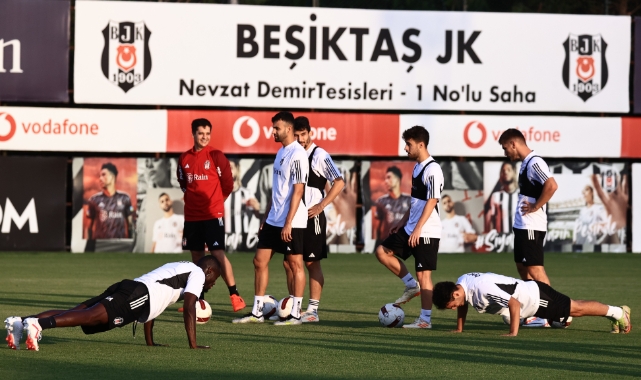 Beşiktaş, Trabzonspor maçı hazırlıklarını sürdürdü